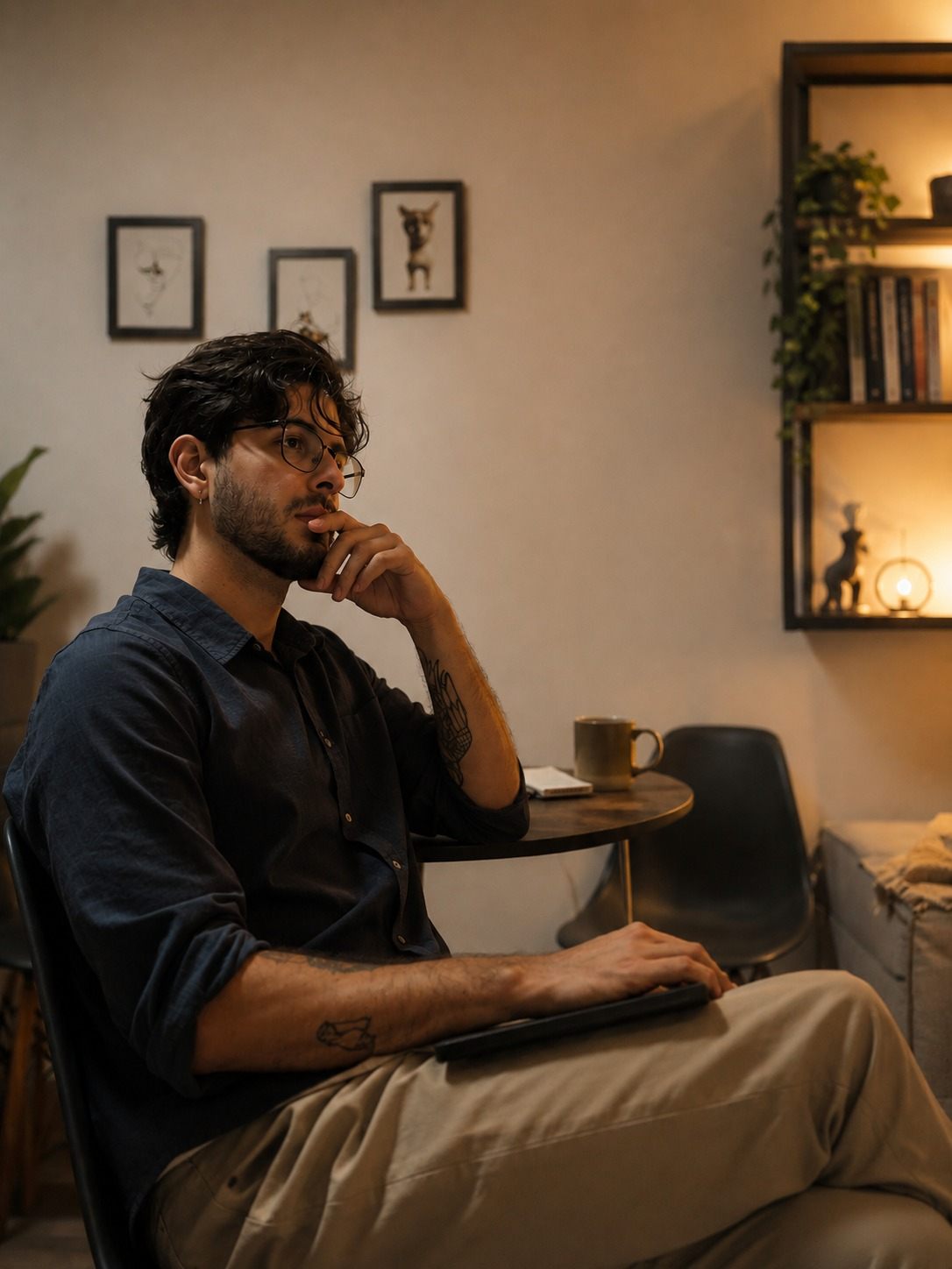 Dayvisson Lage em ambiente de consultório
